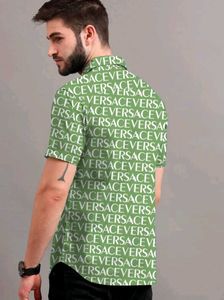 Free Shipping...Versace Printed Mens Casual Shirt