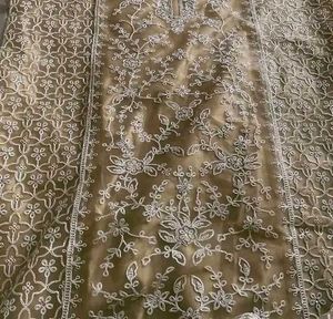 Pakistani Style Embroidery Kurta Set For Women