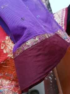 beautiful combination of violet and orange colour