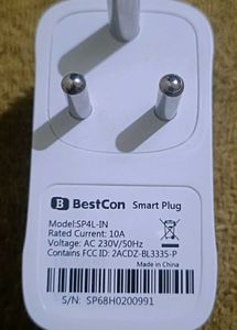 BestCon SP4L-IN WiFi Smart Plug 16A Electrical
