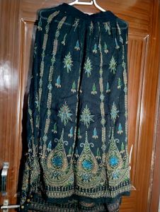 Boho Embroidered Skirt