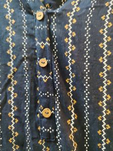 Navy Blue Kurta