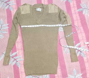 Vintage Military Style Sweater