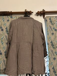 Brown High Low Top