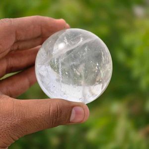 Handmade Clear Quartz Sphere | Natural Crystal Bal