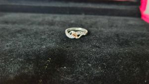Elegant Gemstone Ring pure silver