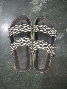 Stylish Black Slides