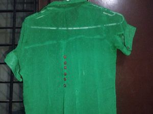 Green Transparent Shirt