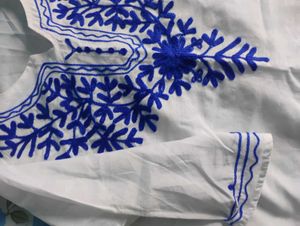 Embroidered Kurta Top
