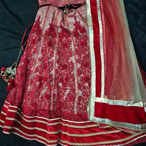 Red Embroidered Lehenga Choli| wedding|marriage