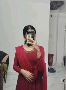 Maroon Anarkali Dress