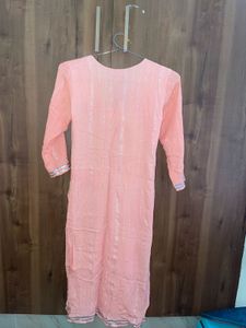 Peach Kurta