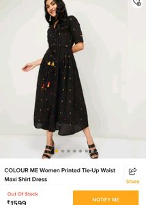 A-line Printed  Midi / Maxi Dress