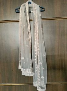 Champagne Pinkish Beige Embroidered Anarkali Gown