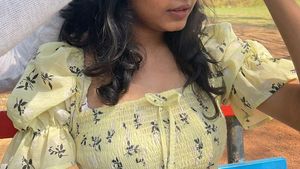 Yellow Floral Top