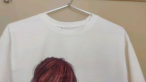 White Printed Tee Shirt - Women