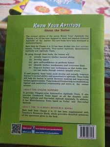 Aptitude Book For Class 7th. General Knowledge With Online Support Help Your Child For Reasoning