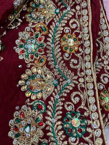 Offr 24hrs Only, Heavy Bridal Embroidery Work Sare