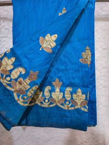 Elegant Blue Saree