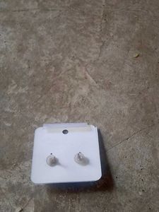 Blue &amp; Gold Square Earrings