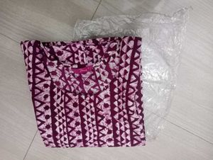 maroon Patterned Casual Dress
