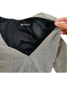 Zara Silver Glitter Bodysuit