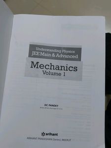 DC PANDEY Understanding Physics Jee Main &amp; Advanced - Mechanics Volume 1