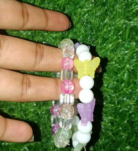 Butterfly Beaded Bracelet