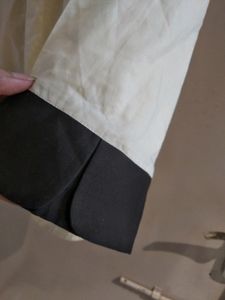 Vintage-Style Cream &amp; Brown Beautiful Shirt