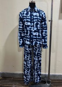 Multicolor Tie Dye Print Co-ord Set