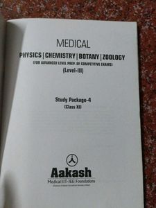 Aakash Medical Books - Class 11