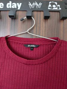 Red Full sleeves Top
