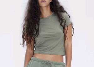 H&amp;m Olive Green T-Shirt