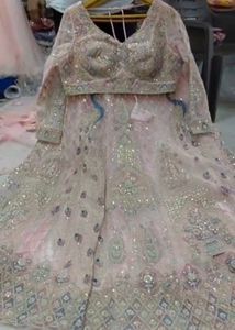 Very Heavy Engagement Lehenga Choli