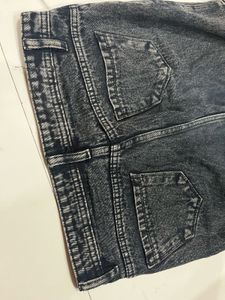 Vintage Acid Wash Cargo Jeans