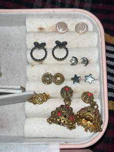 Assorted Earrings & Ring Set