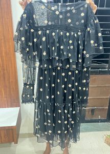Daisy Ruffle Tiered Midi Dress