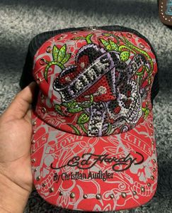 Ed Hardy Graphic Print Trucker Hat