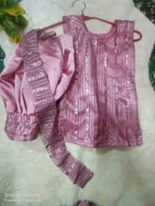 Girls' Pink Sparkly Outfit