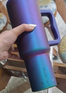 Stanley Inspired Insulated Tumbler w Metal Straw