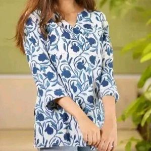 Floral Print Short Kurti..