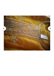 New Yellow Beautiful kurti