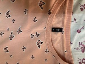 Butterfly Print Crewneck