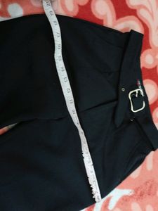 Women Black Formal Straight Fit Narrow Pants