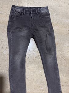 Stylish Dark Gray Denim Jeans