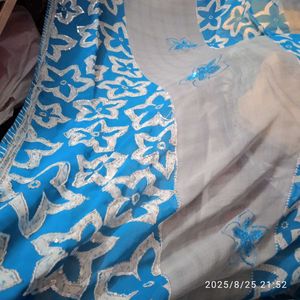Blue Unused Saree