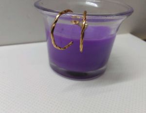 Two Set Korean Earrings With Scrunchie
