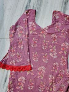 Floral Print Kurta