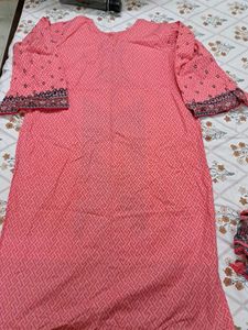 3pc Cotton Suit Pink