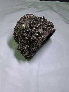 Stylish ethnic oxidised black Silver Bangles